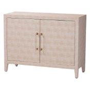 Baxton Studio Nira Faux Shagreen Storage Cabinet - Contemporary 2-Door Accent Sideboard with Sleek Metal Handles, for Entryway or Living Room Baxton Studio restaurant furniture, hotel furniture, commercial furniture, wholesale living room furniture, wholesale storage cabinet, classic storage cabinet
